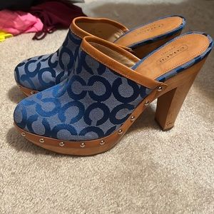 Coach Vintage Heeled Clogs